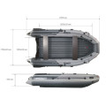 Лодка надувная Angler SKAT TRITON 370NDFi с интегрир. фальшбортом и пласт. транц в Волгограде