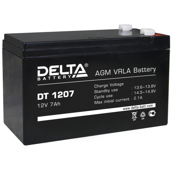 Аккумулятор Delta DT 1207 в Волгограде