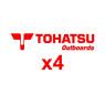 4-х тактные лодочные моторы Tohatsu
