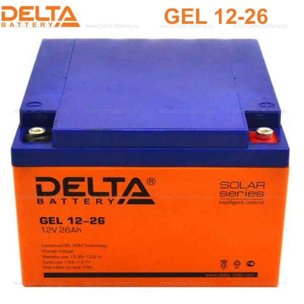 Аккумуляторная батарея Delta GEL 12-26 в Волгограде